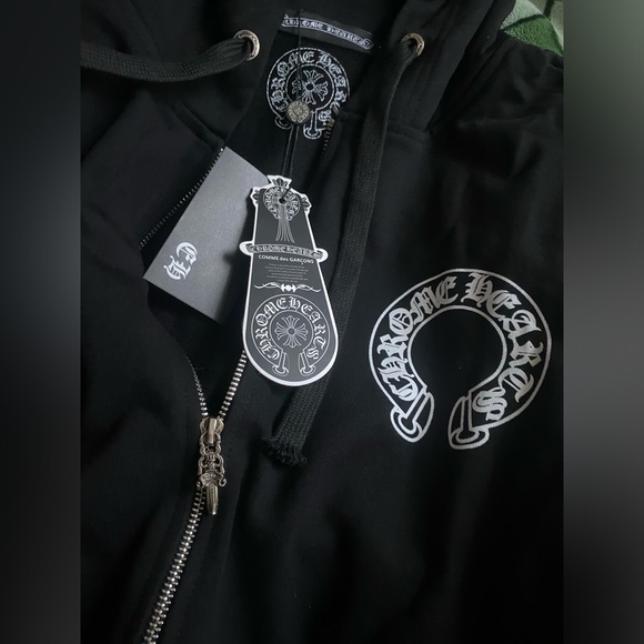 Chrome hearts hoodie size medium color black